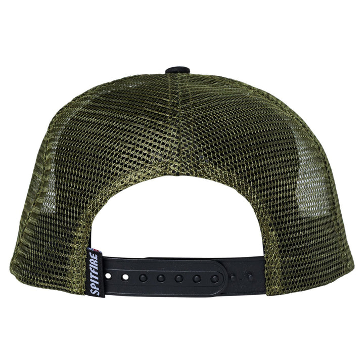 Spitfire Bighead Fill Snapback Hat Black/Olive