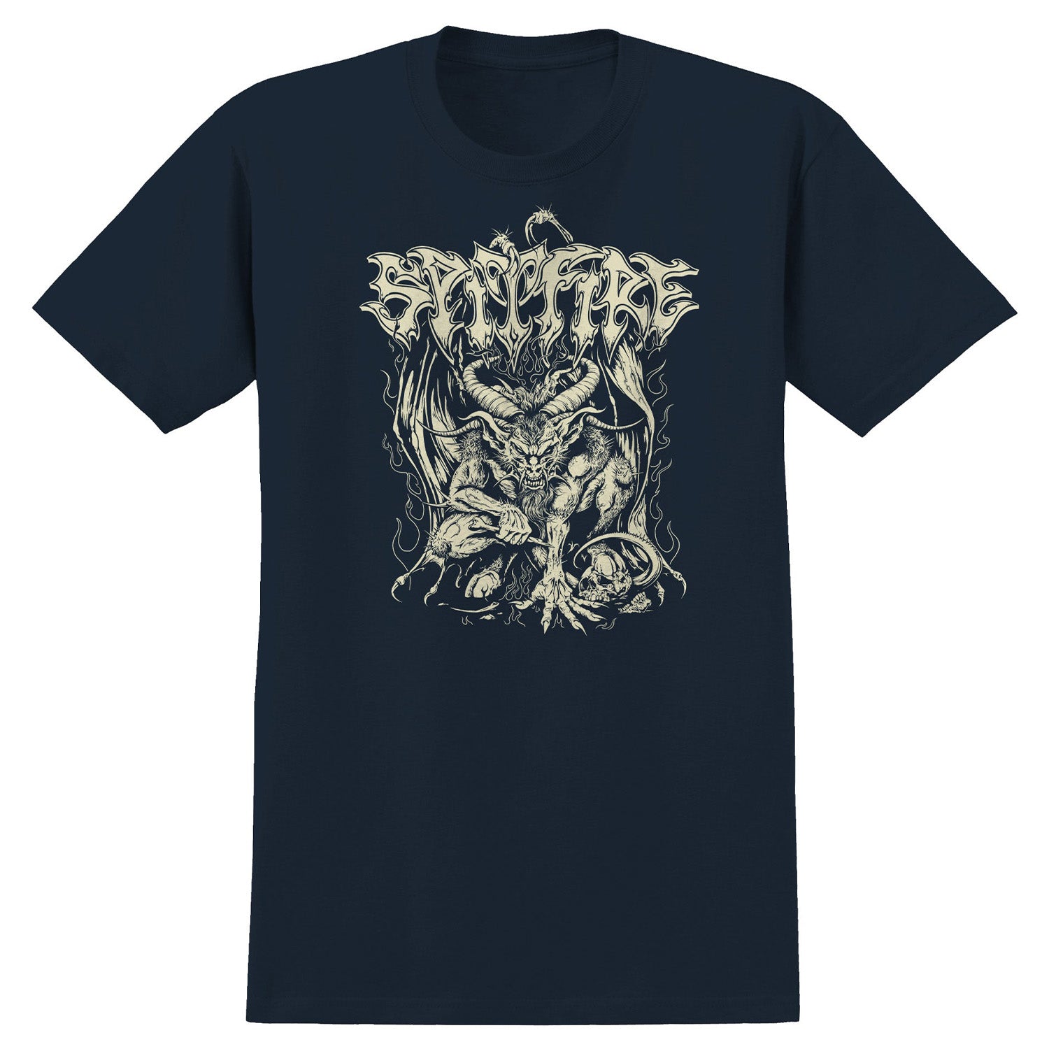 Spitfire Demon Redux Tee True Navy - Orchard Skateshop