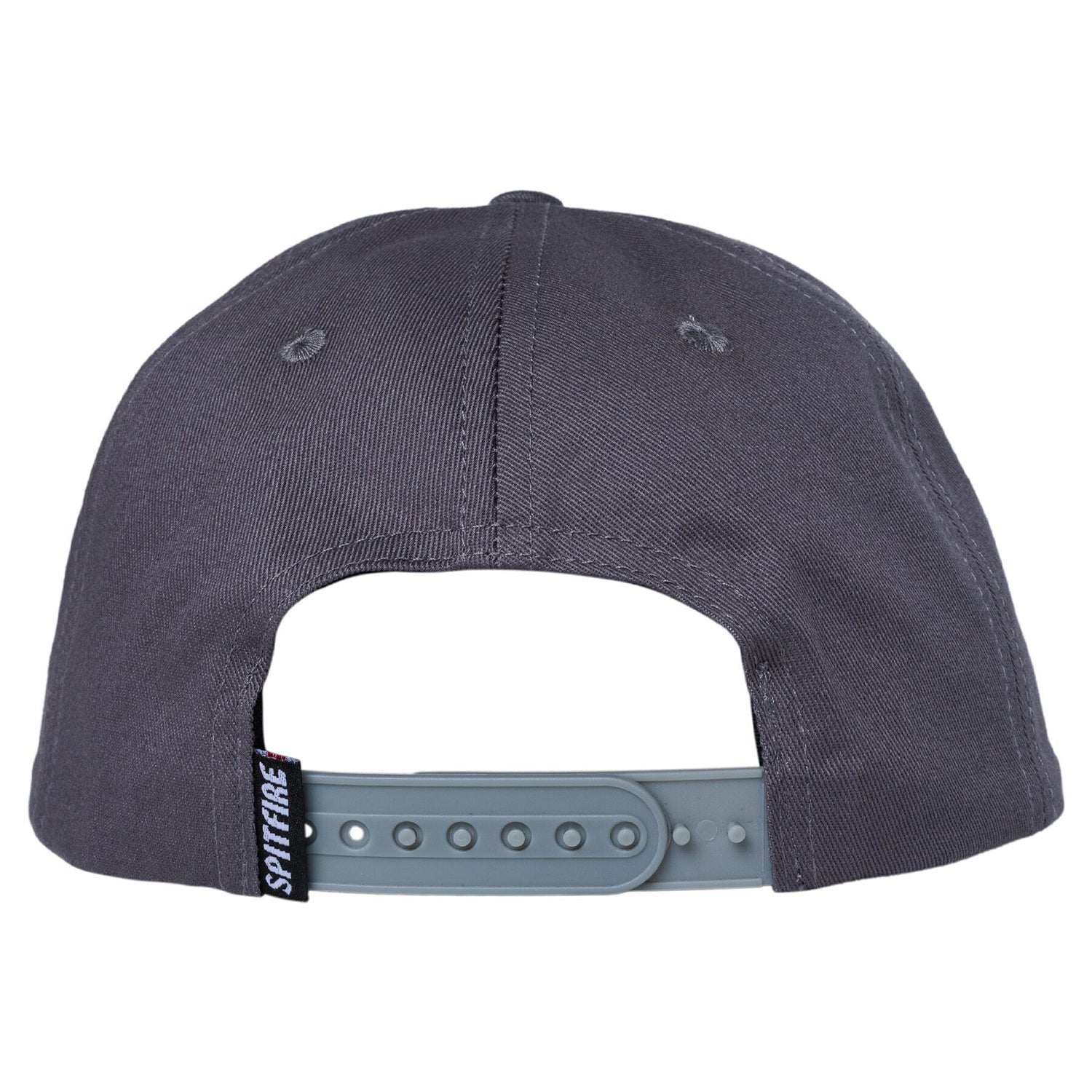 Spitfire Gas Mask Script Patch Snapback Hat Charcoal