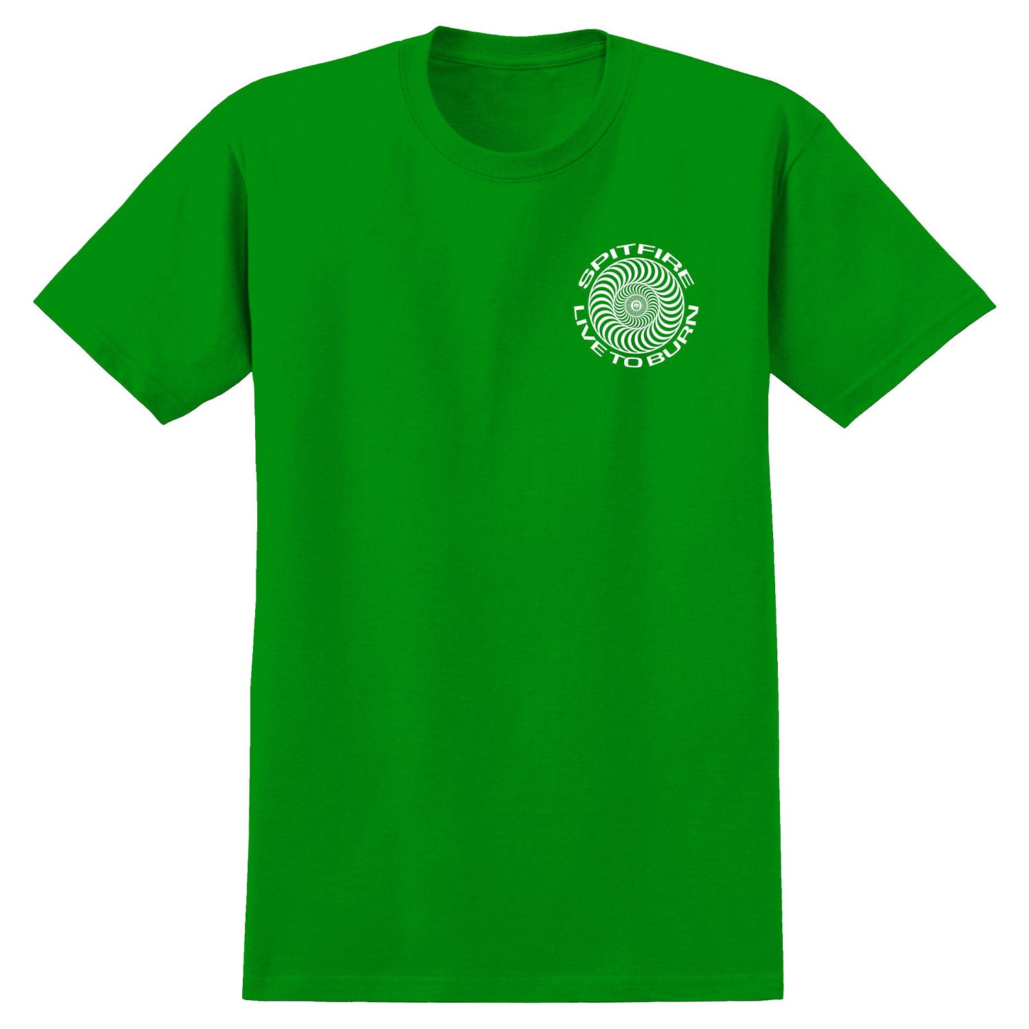 Spitfire Live To Burn Tee Irish Green