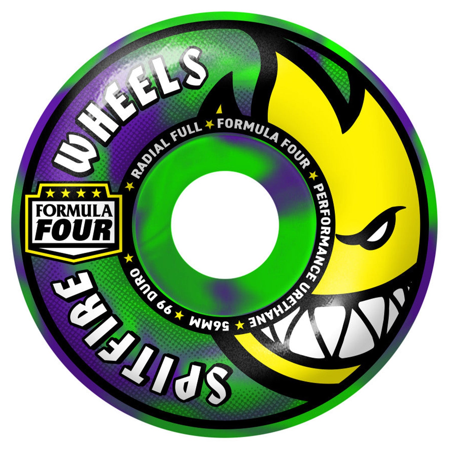 Spitfire Radial Full Swirl F4 99a 56mm - Orchard Skateshop