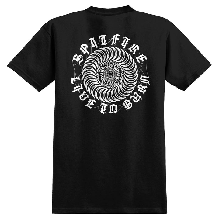 Spitfire Web Classic Tee Black