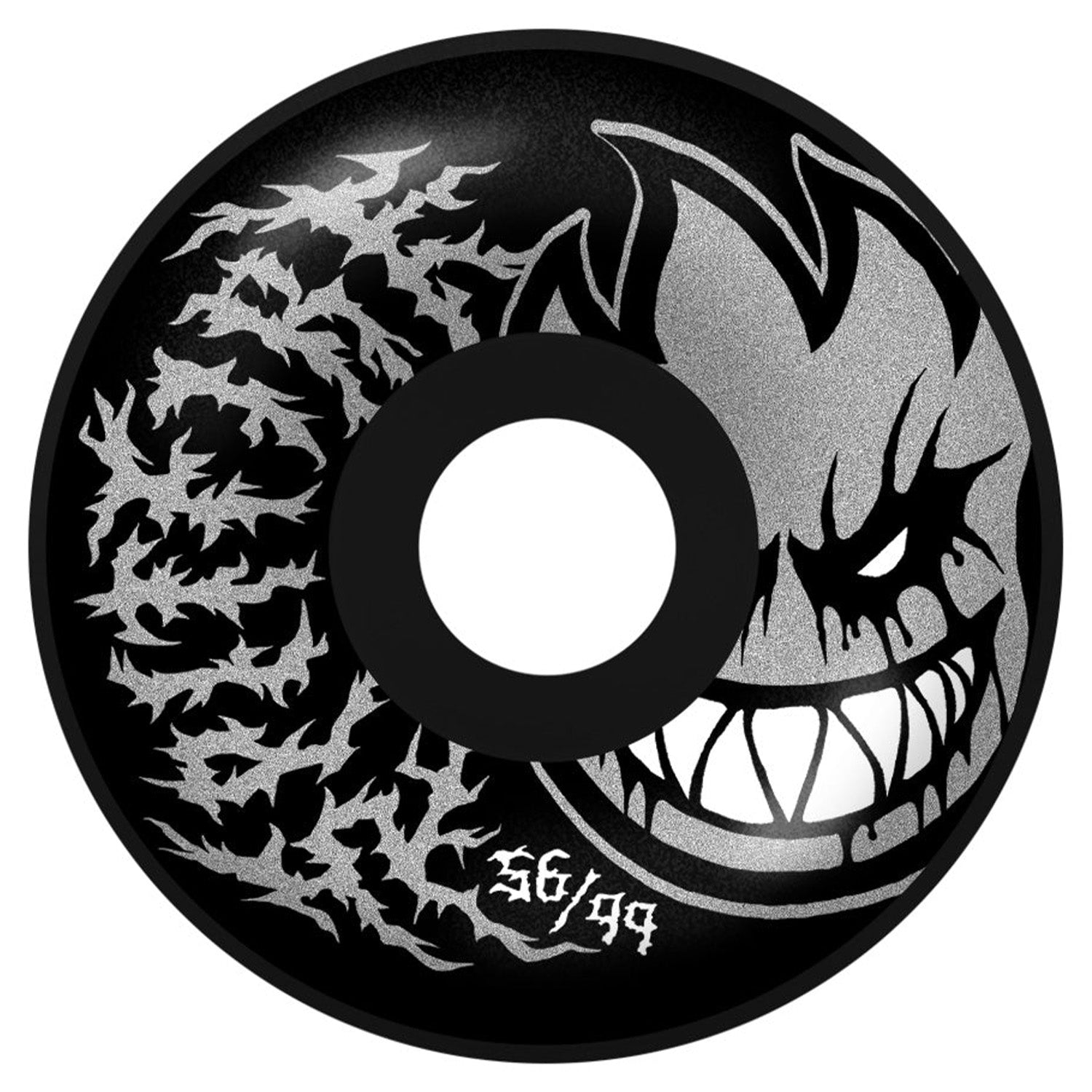 Spitfire Wheels F4 Deathmask Bighead Radial Full Black 56mm 99a