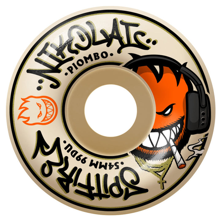 Spitfire Wheels F4 Nikolai Pro Classic 52mm 99a