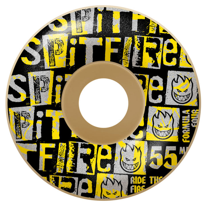 Spitfire Wheels F4 Ransom Radial Natural 55mm 99a