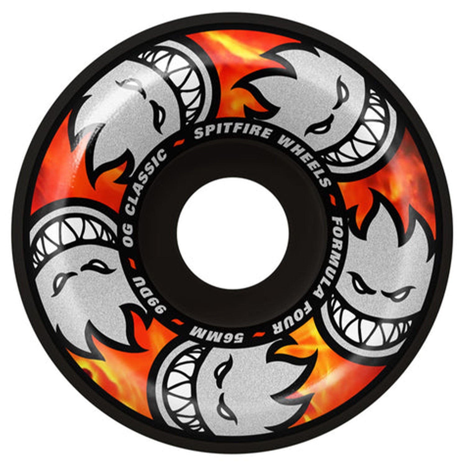 Spitfire Wheels Multiball OG Classic Black F4 56mm 99a