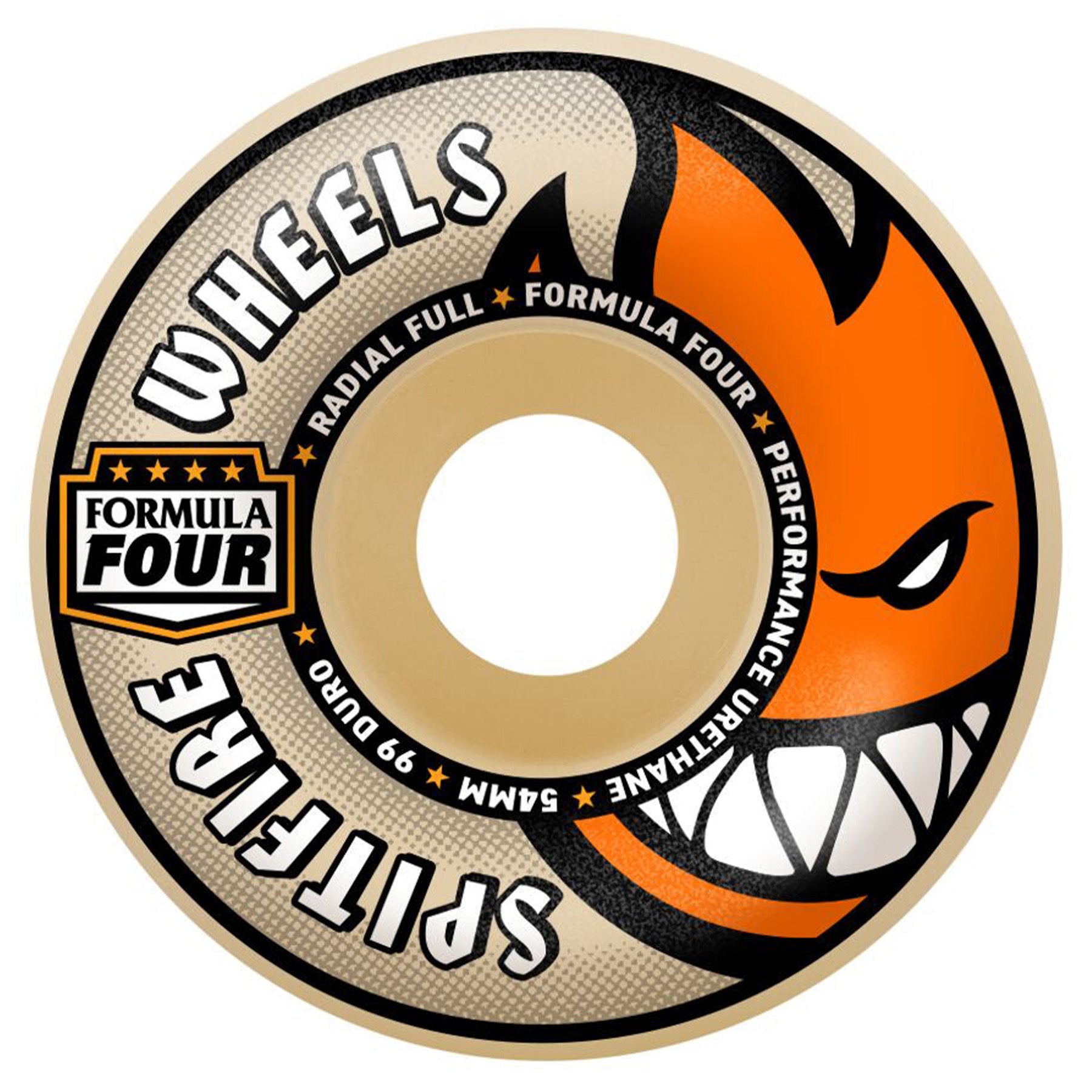 Spitfire Wheels Radial Full F4 99a 58mm - Orchard Skateshop