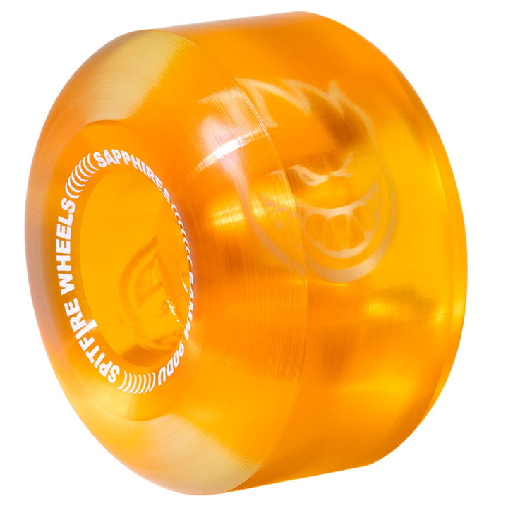 Spitfire Wheels Sapphire Conical Full Neon Orange 56mm 90a Hybrid