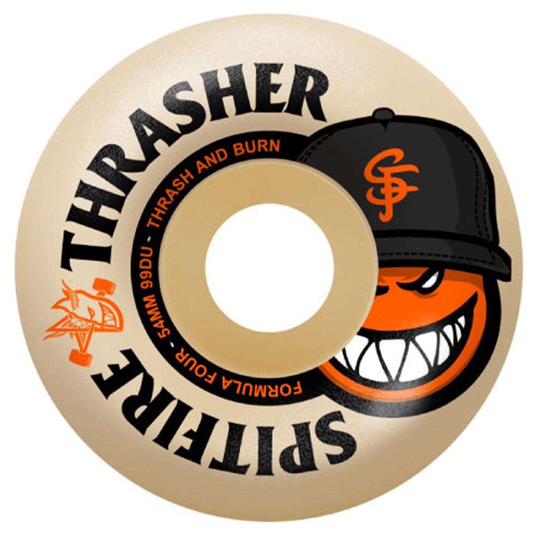 Spitfire Wheels x Thrasher The City Radial Full F4 54mm 99a