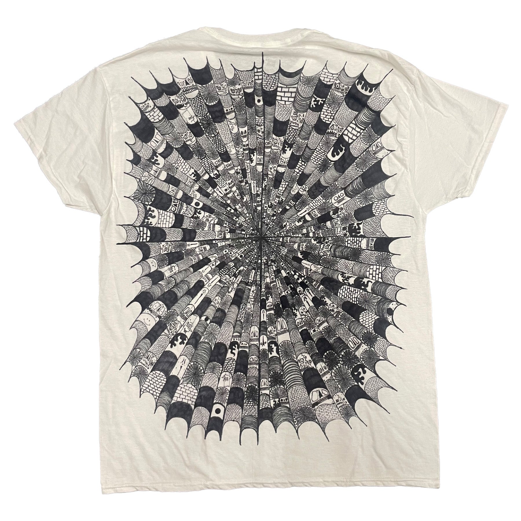 Stuck One of One Web Tee White