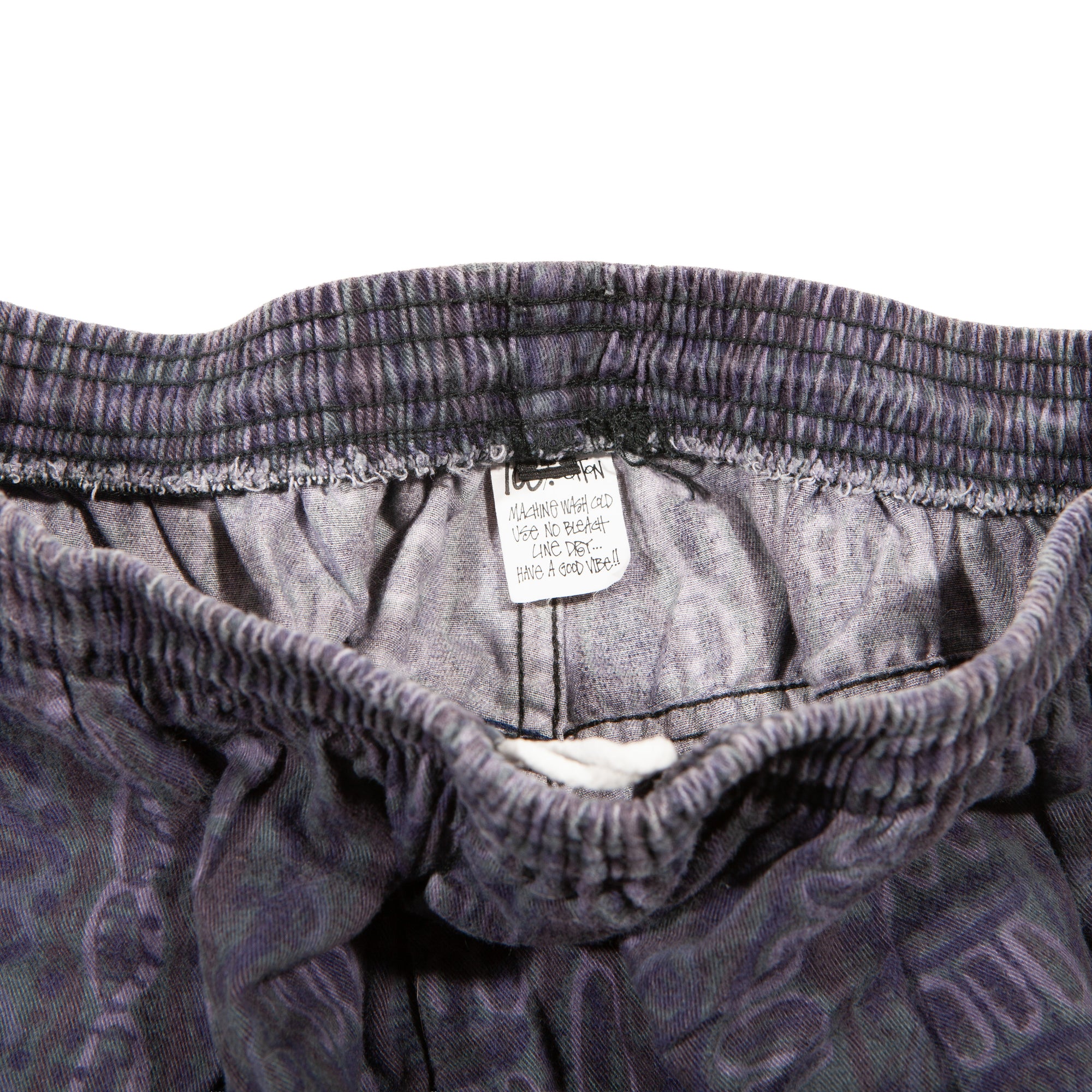 Overripe Stussy Cotton Surf Short AOP Blurpleish Large (early 90&#39;s)
