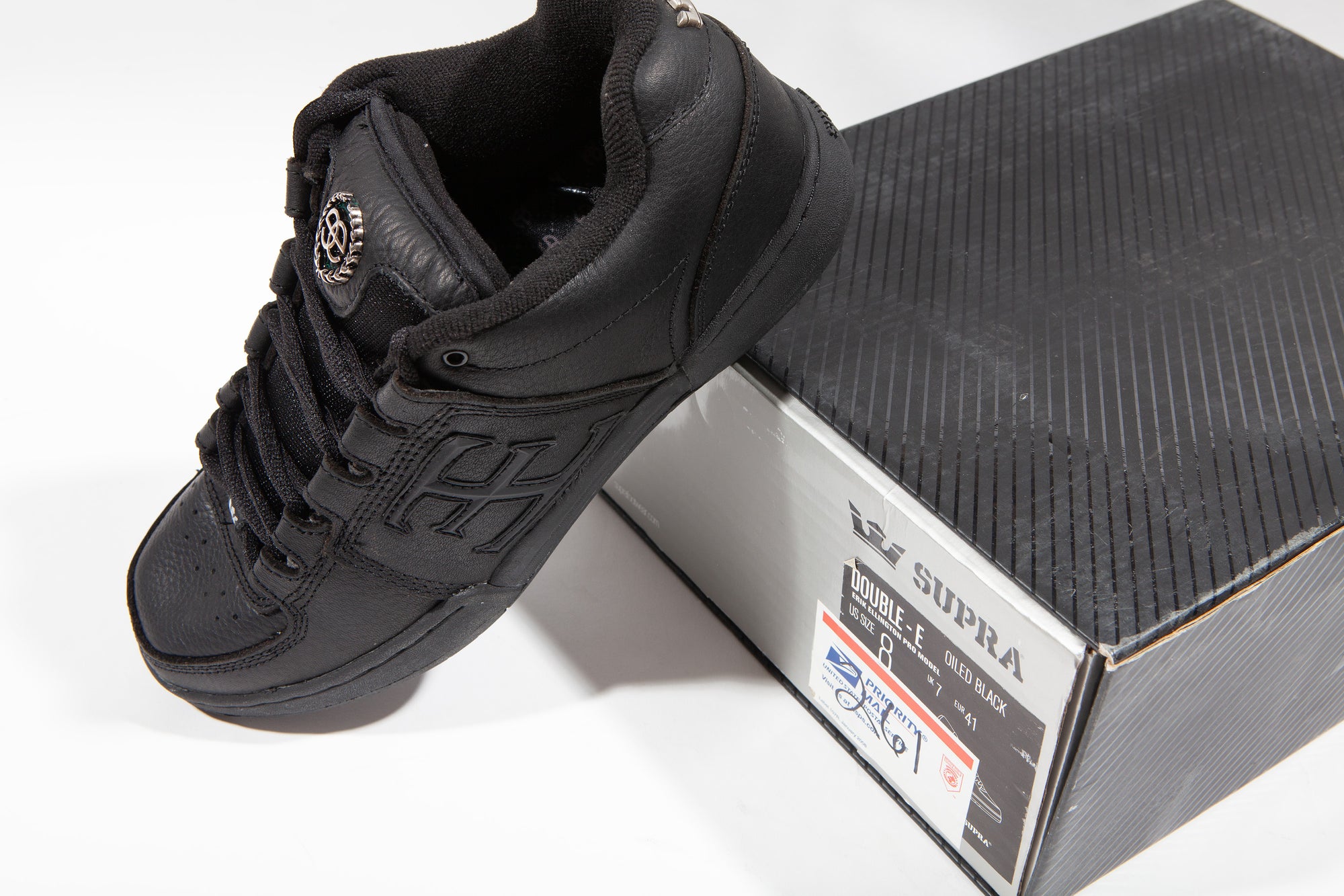 Overripe Supra Shoes Ellington Double-E Oiled Black (2008ish)