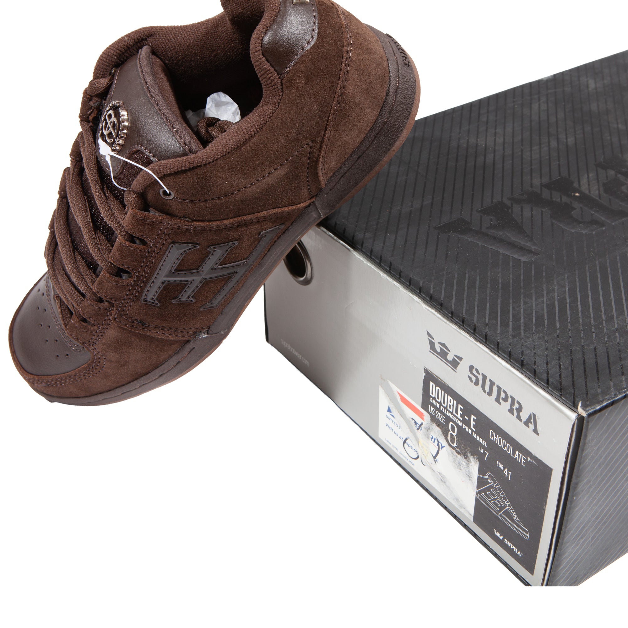 Overripe Supra Shoes Ellington Double-E Chocolate (2008ish)