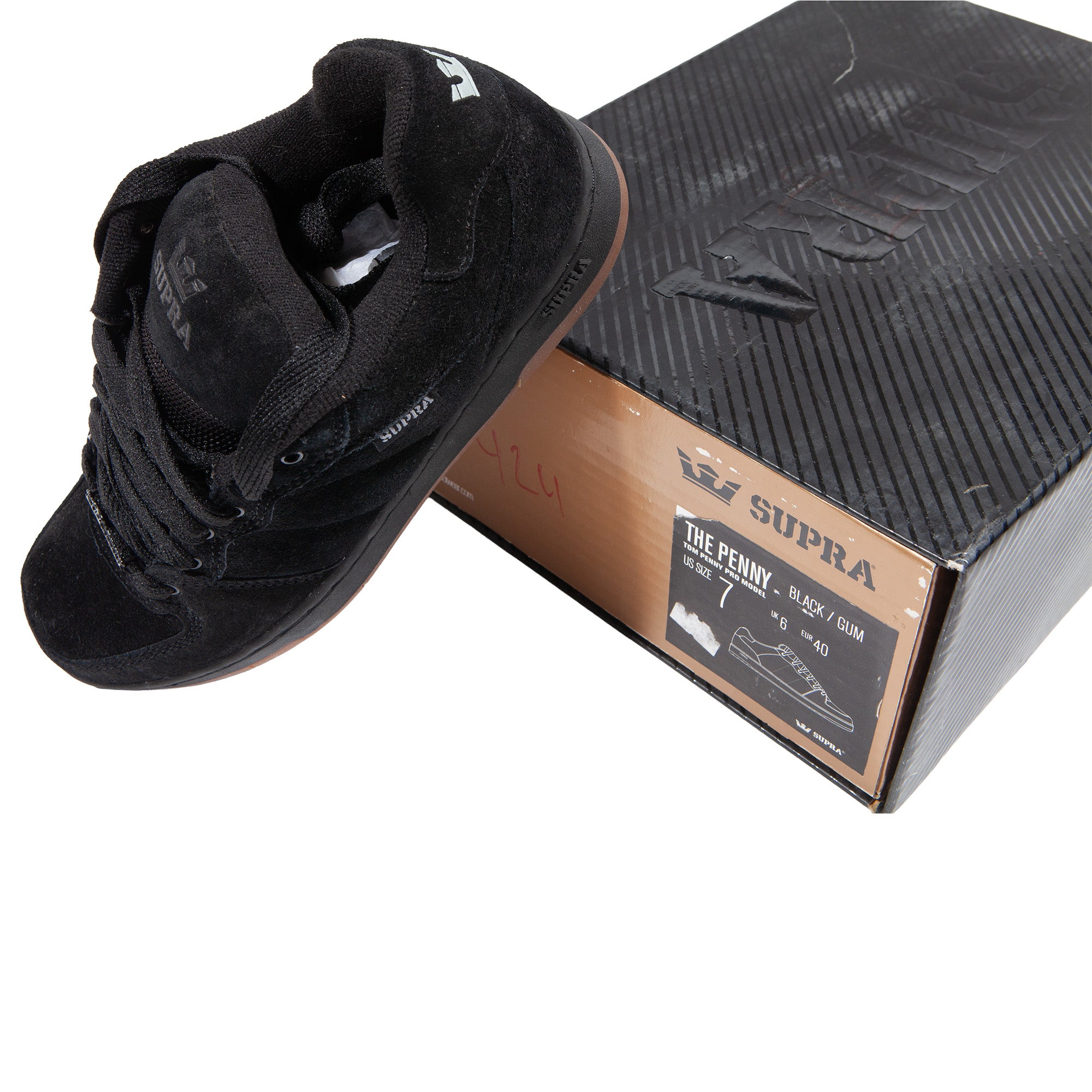 Overripe Supra Shoes The Penny Black/Gum (2009ish)