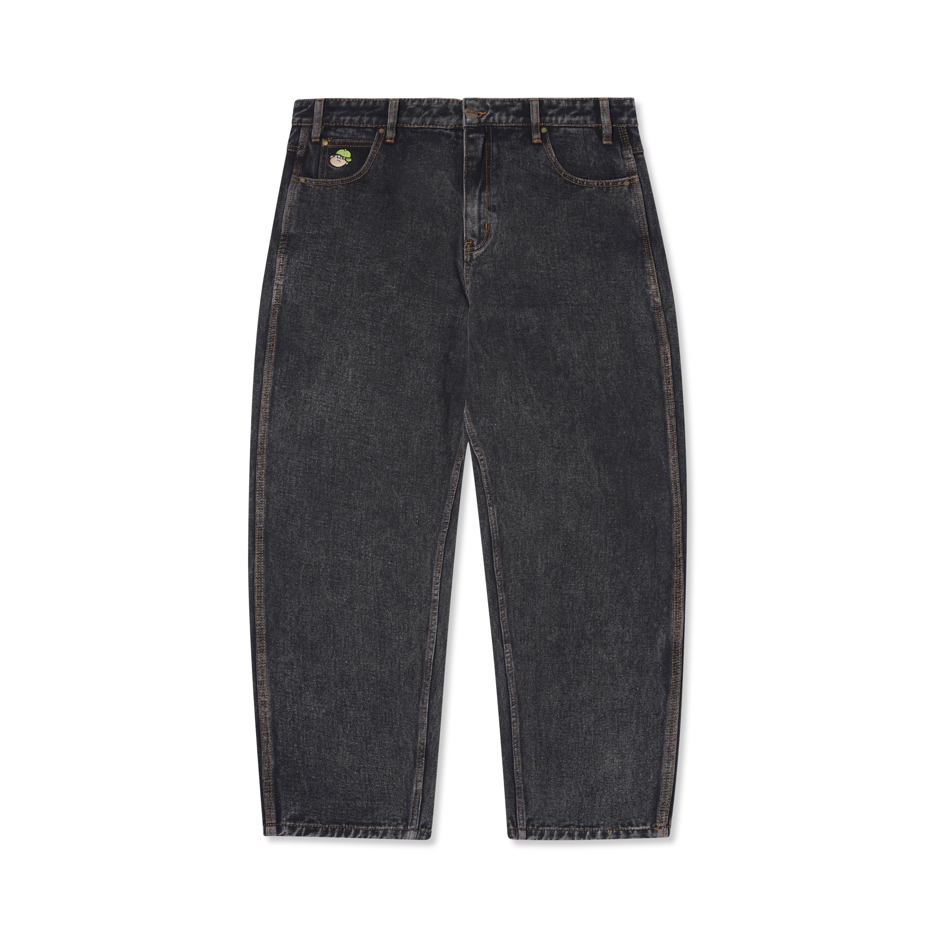 Butter Santosuosso Denim Pants Gun Metal Q223