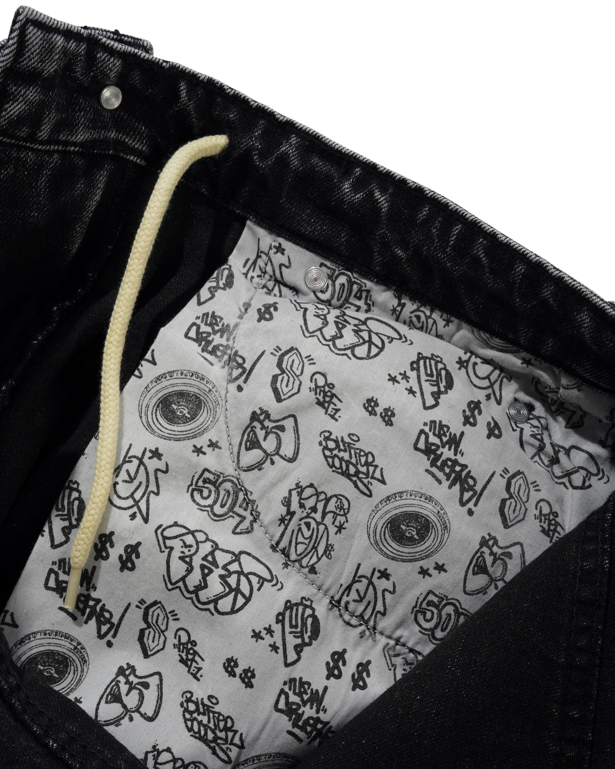 Butter Goods Santousso Denim Jeans Stonewash Black