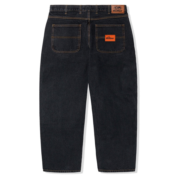 パンツ Butter Goods Santosuosso Denim BAGGIEST Santosuosso Denim Jeans, Washed Black – Butter Goods USA
