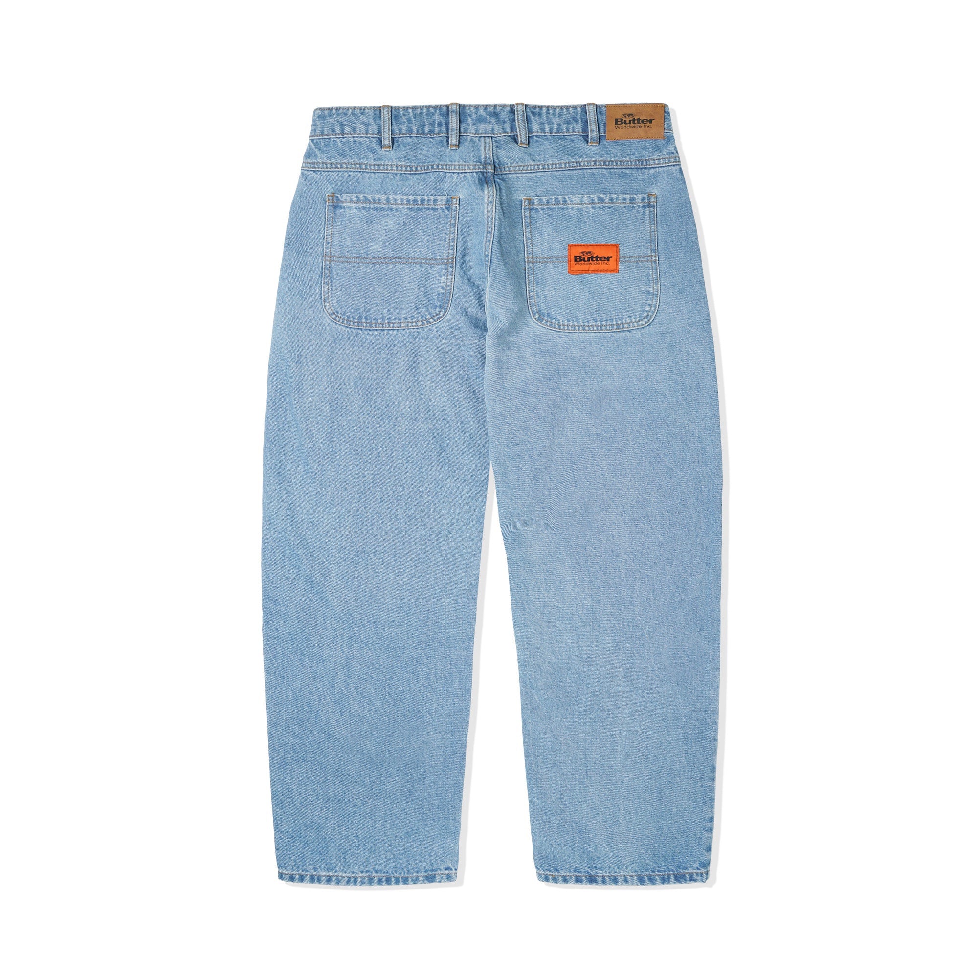 Butter Santosuosso Denim Pants Washed Blue Q223 - Orchard
