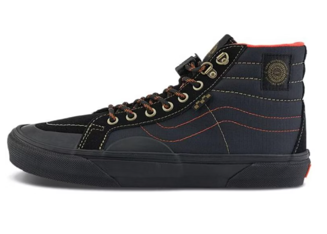 Vans x Spitfire Wheels Skate Sk8-Hi Reissue Black/Flame