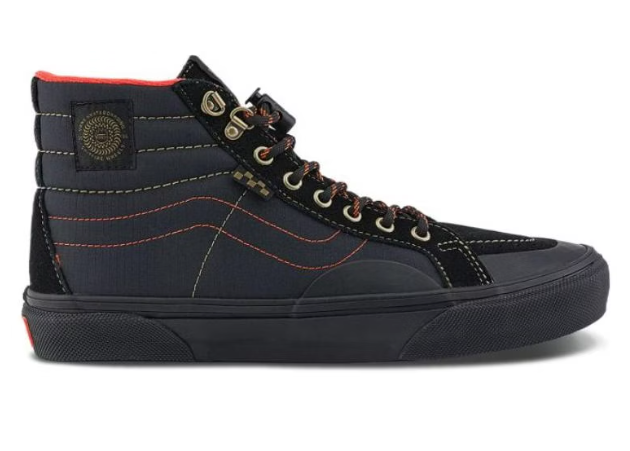 Vans x Spitfire Wheels Skate Sk8-Hi Reissue Black/Flame