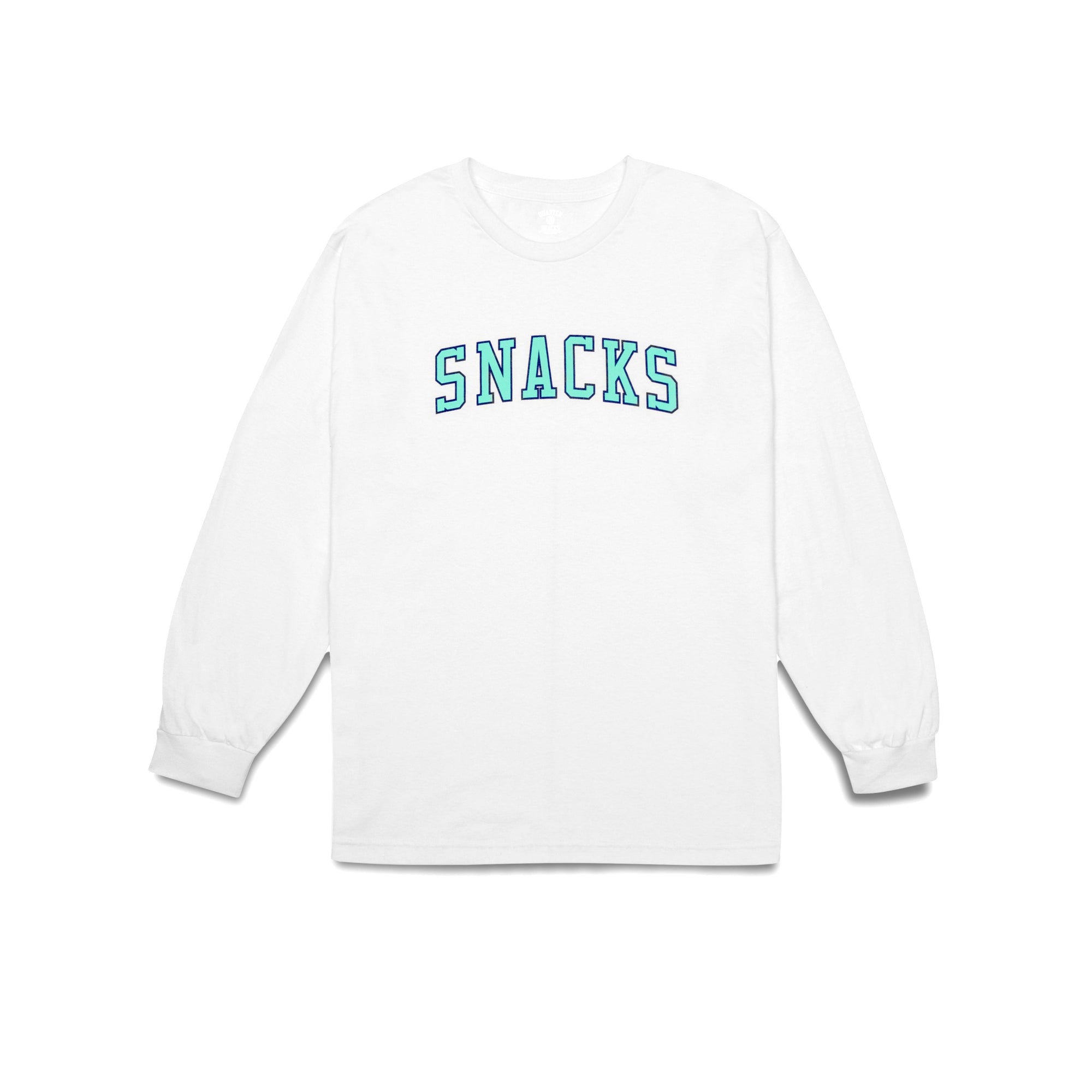 Quartersnacks Snacks Varsity Longsleeve T-Shirt White