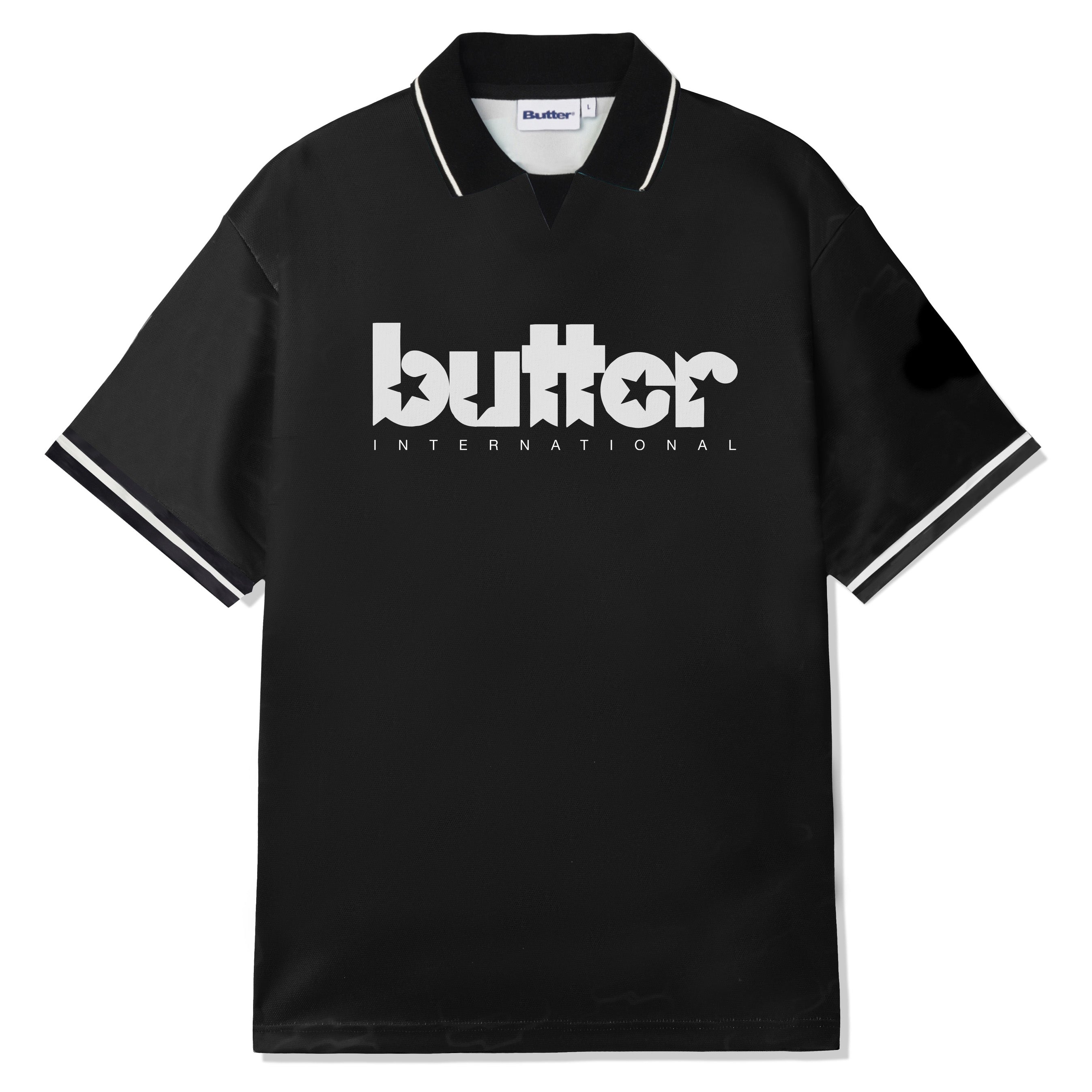 Butter Goods Star Jersey Black - Orchard Skateshop