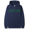 Butter Goods Stars Zip-Thru Hoodie Navy