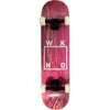 WKND Team Logo Glitters Pink 7.75&quot; Custom Complete Skateboard Hybrid
