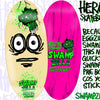 Heroin Skateboards Swampzilla Limited Egg Shaped Deck 13.0&quot;