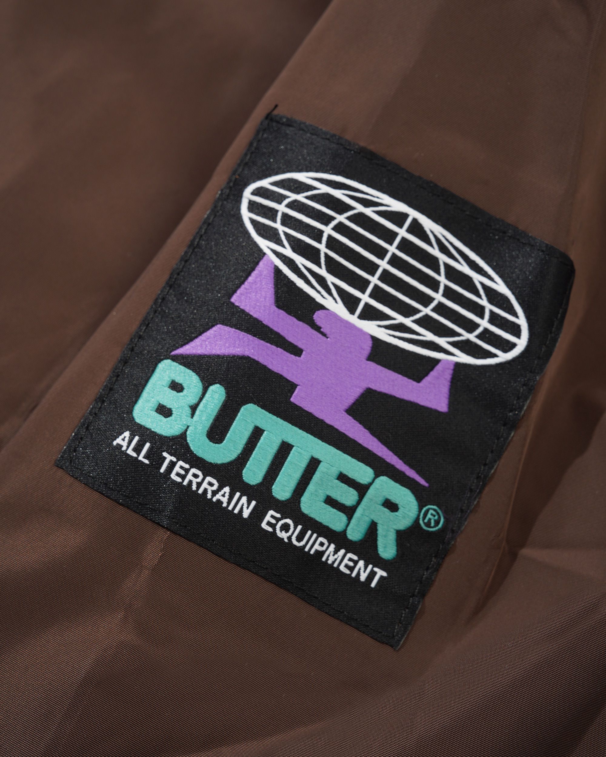 Butter Goods T-Rain Jacket Brown