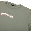 Orchard Text Shadow Crop Tee Sage/Cream/Gold