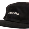 Orchard Text Logo Hat Brushed Cotton Black/Cream