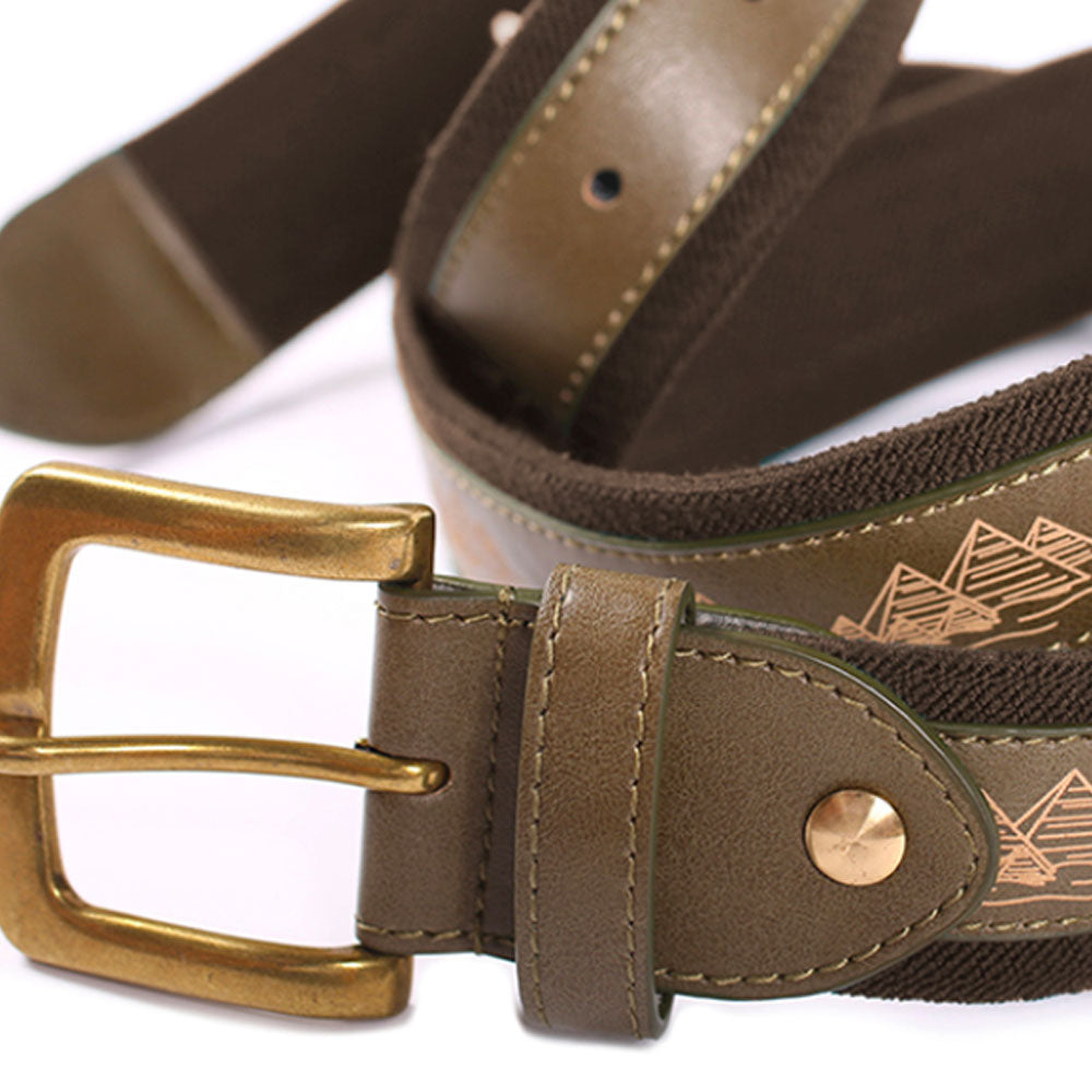 Theories As Above Belt Vegan Leather Brown