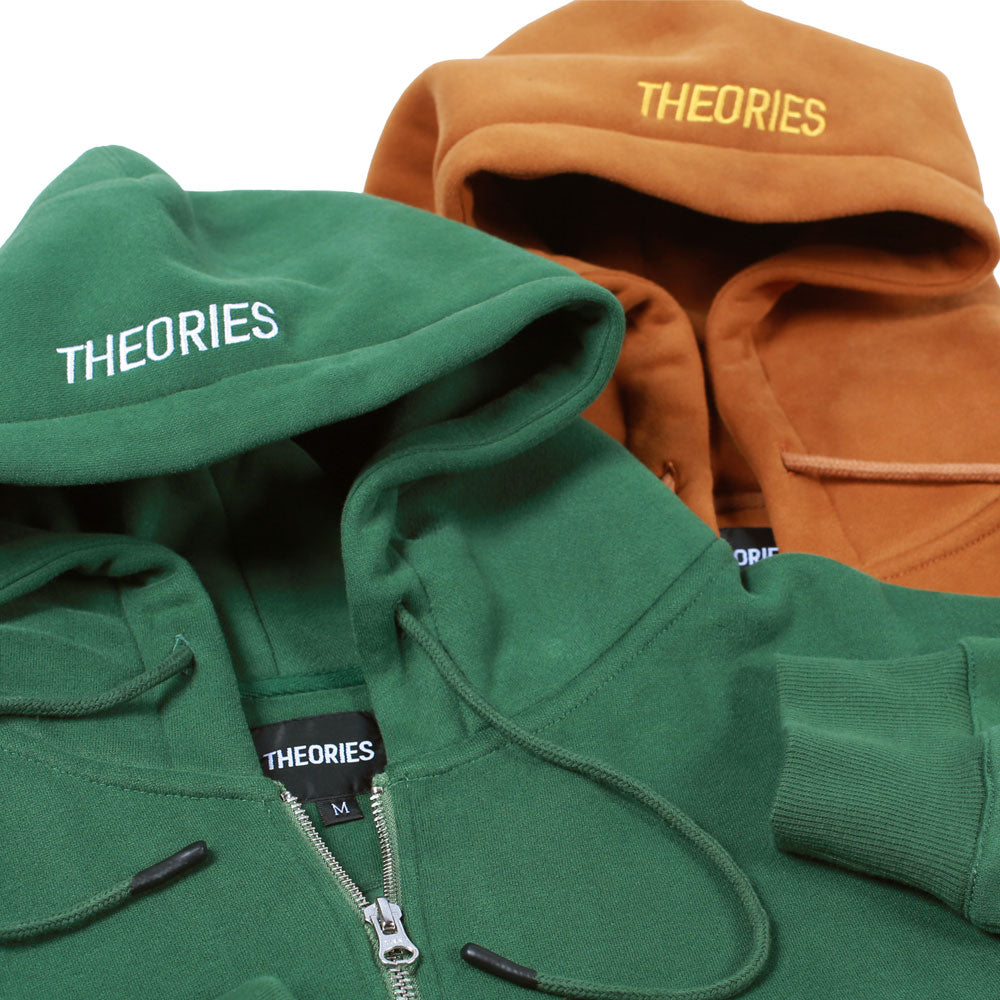 Theories Scribble Sport Zip-Hoodie Leaf - Orchard Skateshop