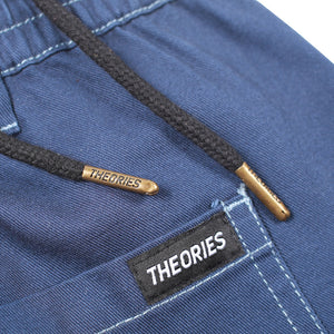 Theories Stamp Lounge Pants Navy Contrast Stitch - Orchard Skateshop