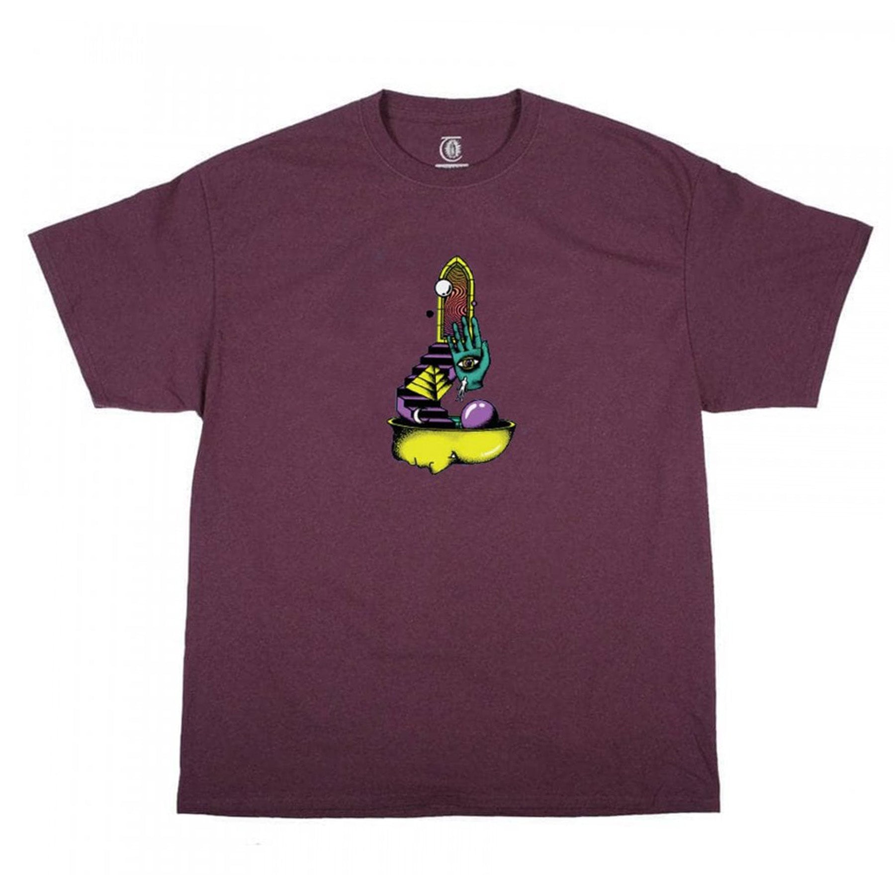 Theories Free Your Mind Tee Eggplant