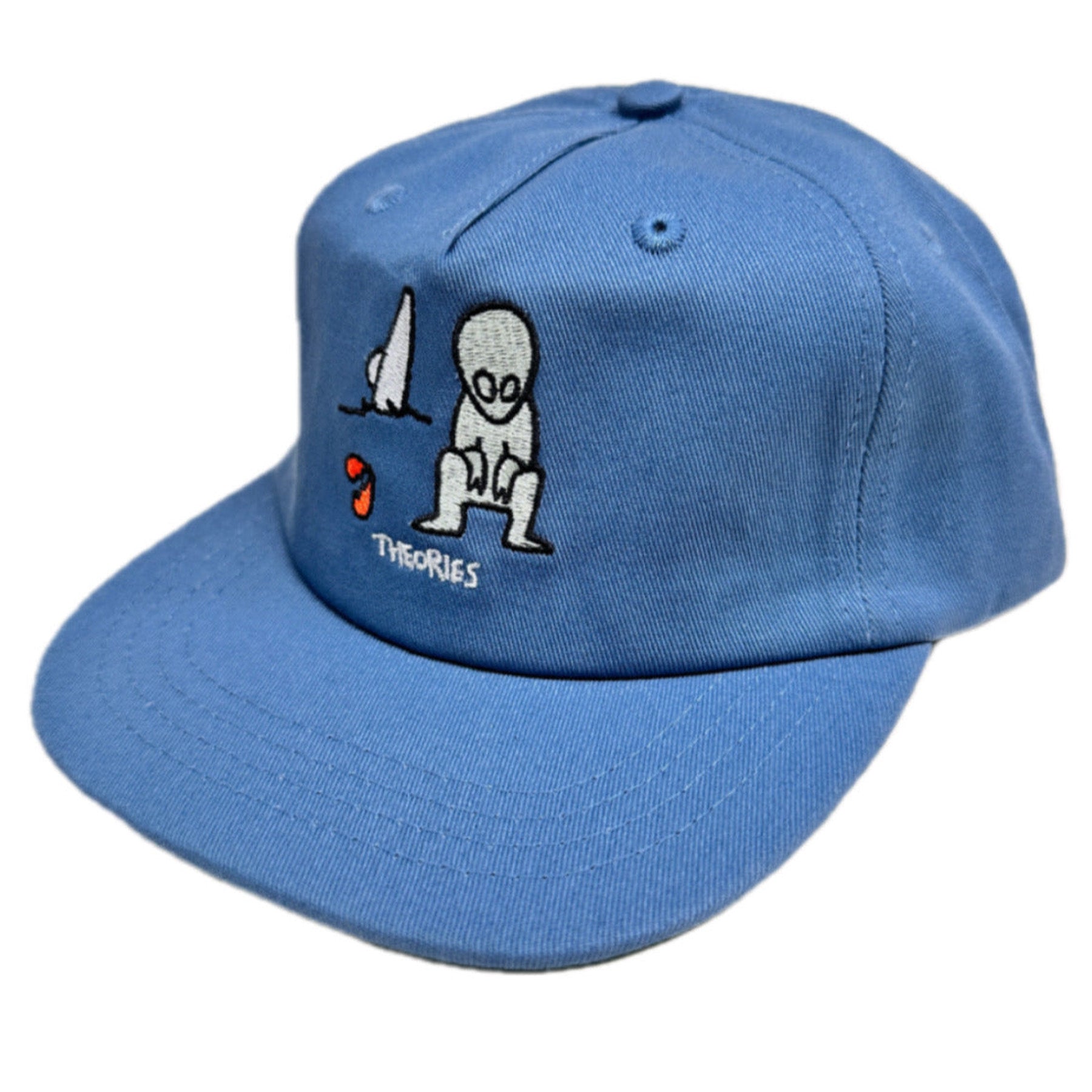 Theories Alone Again Short Brim Snapback Hat Slate