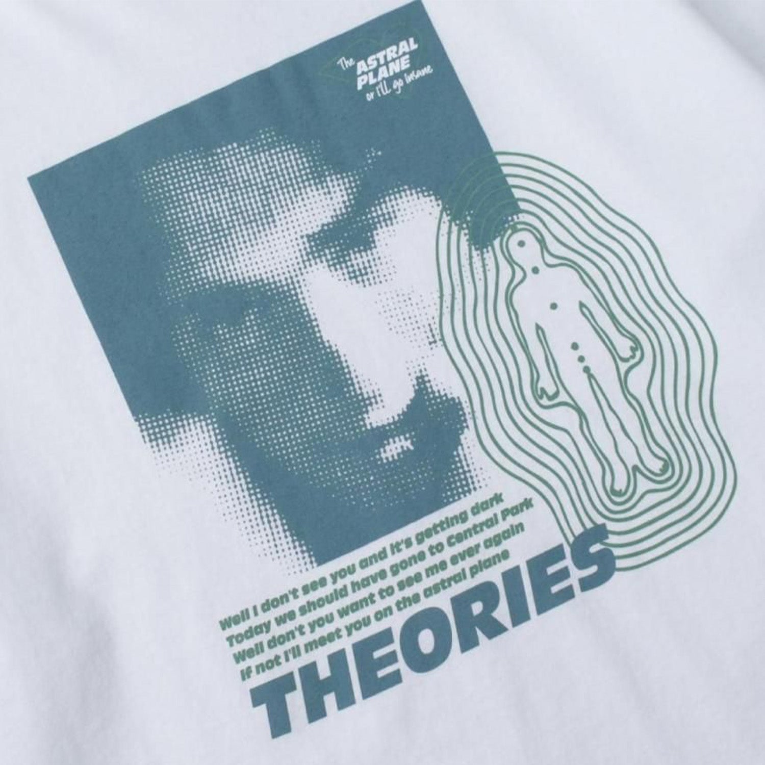 Theories Astral Plane LS Tee White