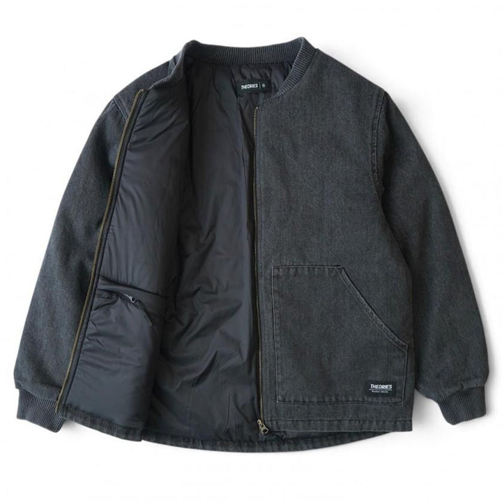Theories Dakota Jacket Washed Black Denim