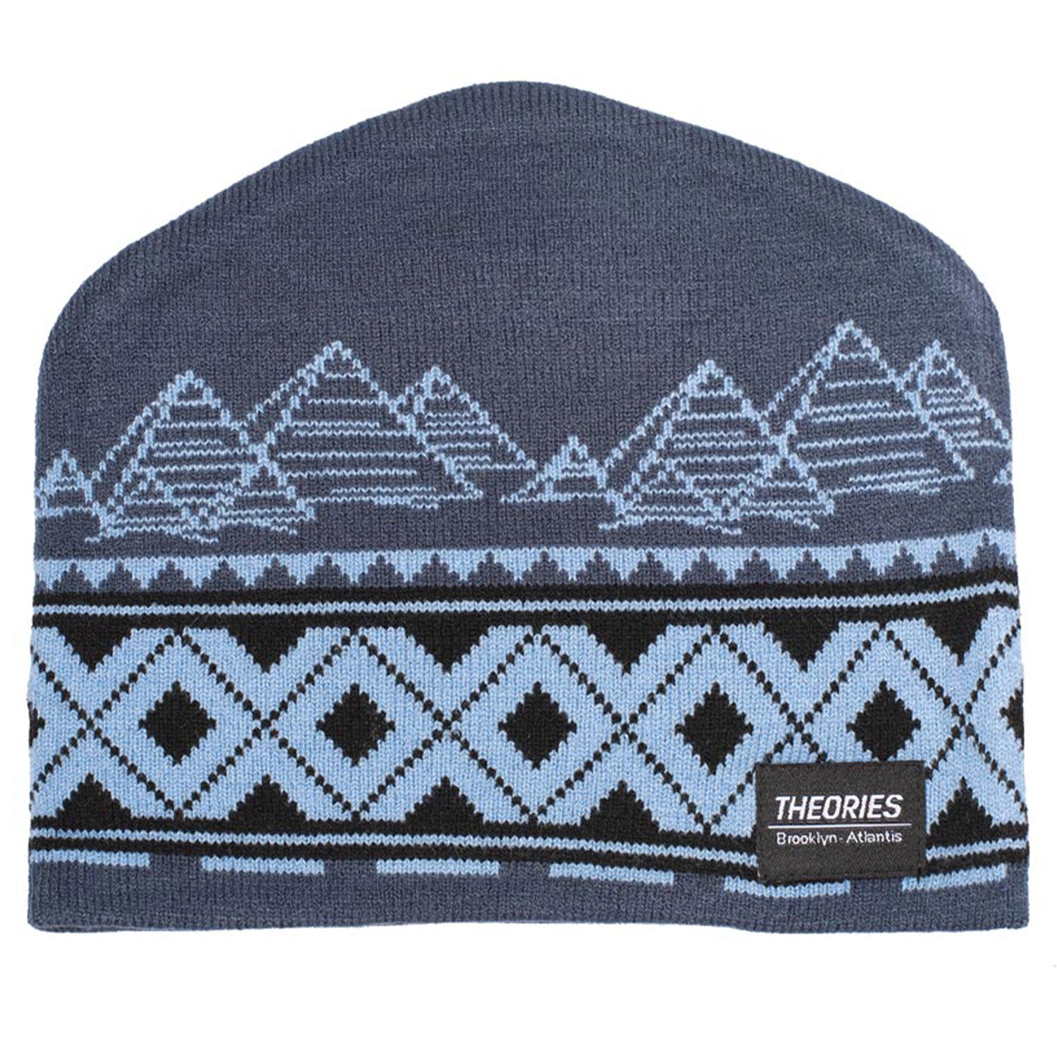 Theories Encoded Beanie Eggplant/Sky Blue