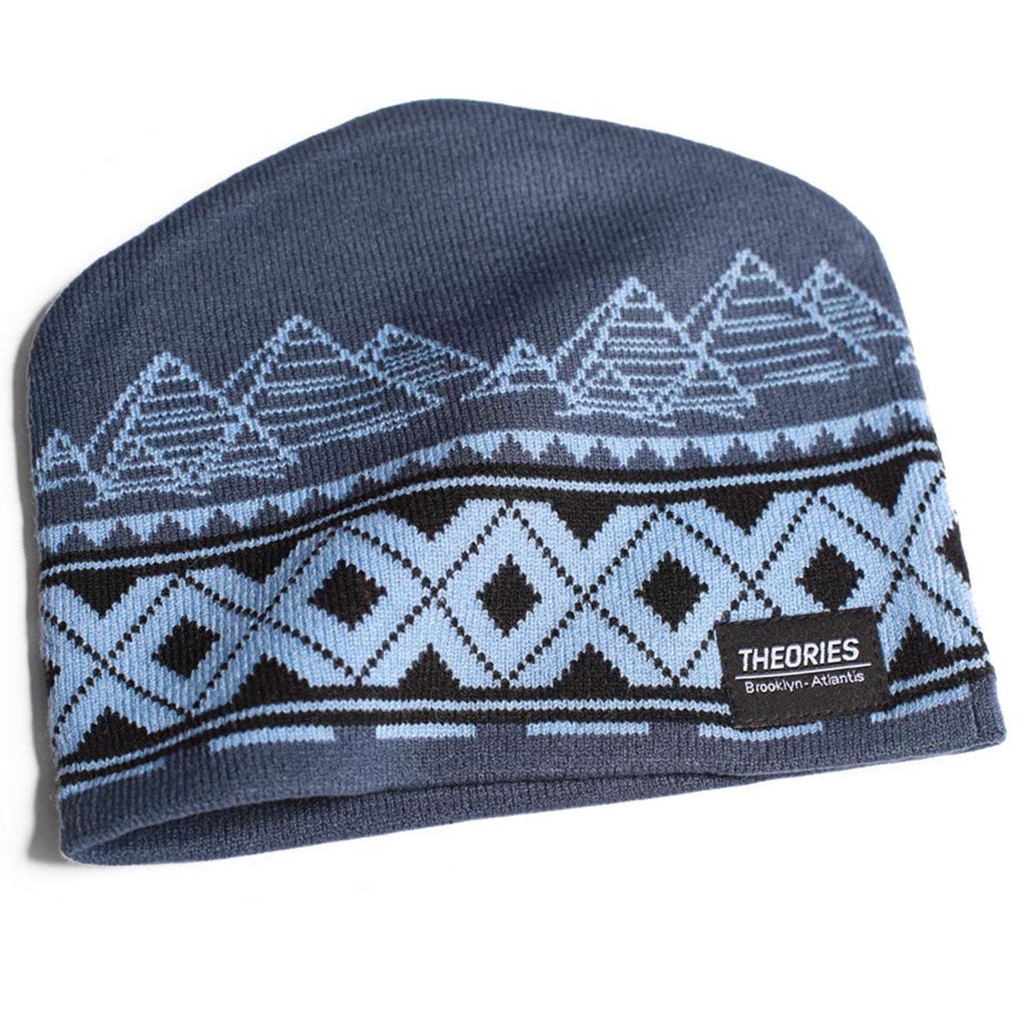 Theories Encoded Beanie Eggplant/Sky Blue