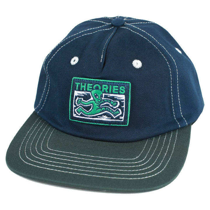 Theories Enigma Patch Snapback Hat Navy/Green