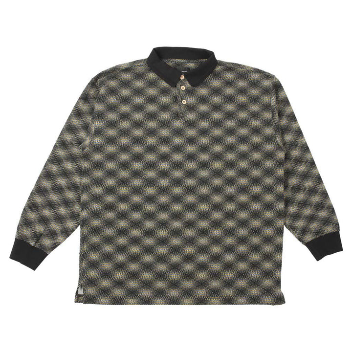 Theories E.S.P. Longsleeve Polo Shirt Black/Lilac