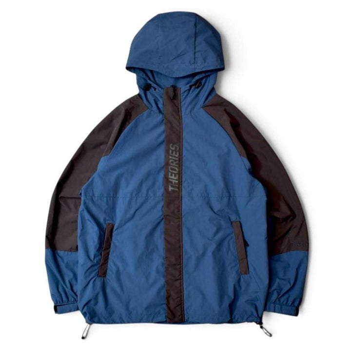 Theories Gale Shell Jacket Steel Blue/Charcoal