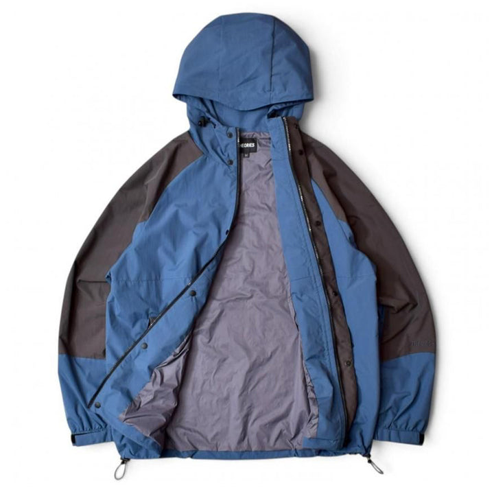 Theories Gale Shell Jacket Steel Blue/Charcoal