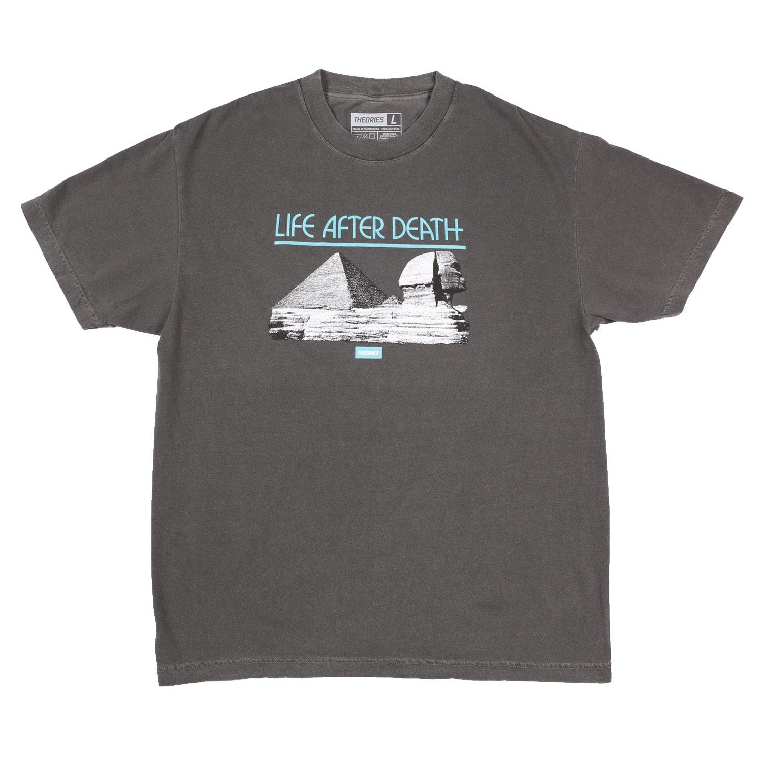 Theories Life After Death Garment Dyed Tee Faded Black