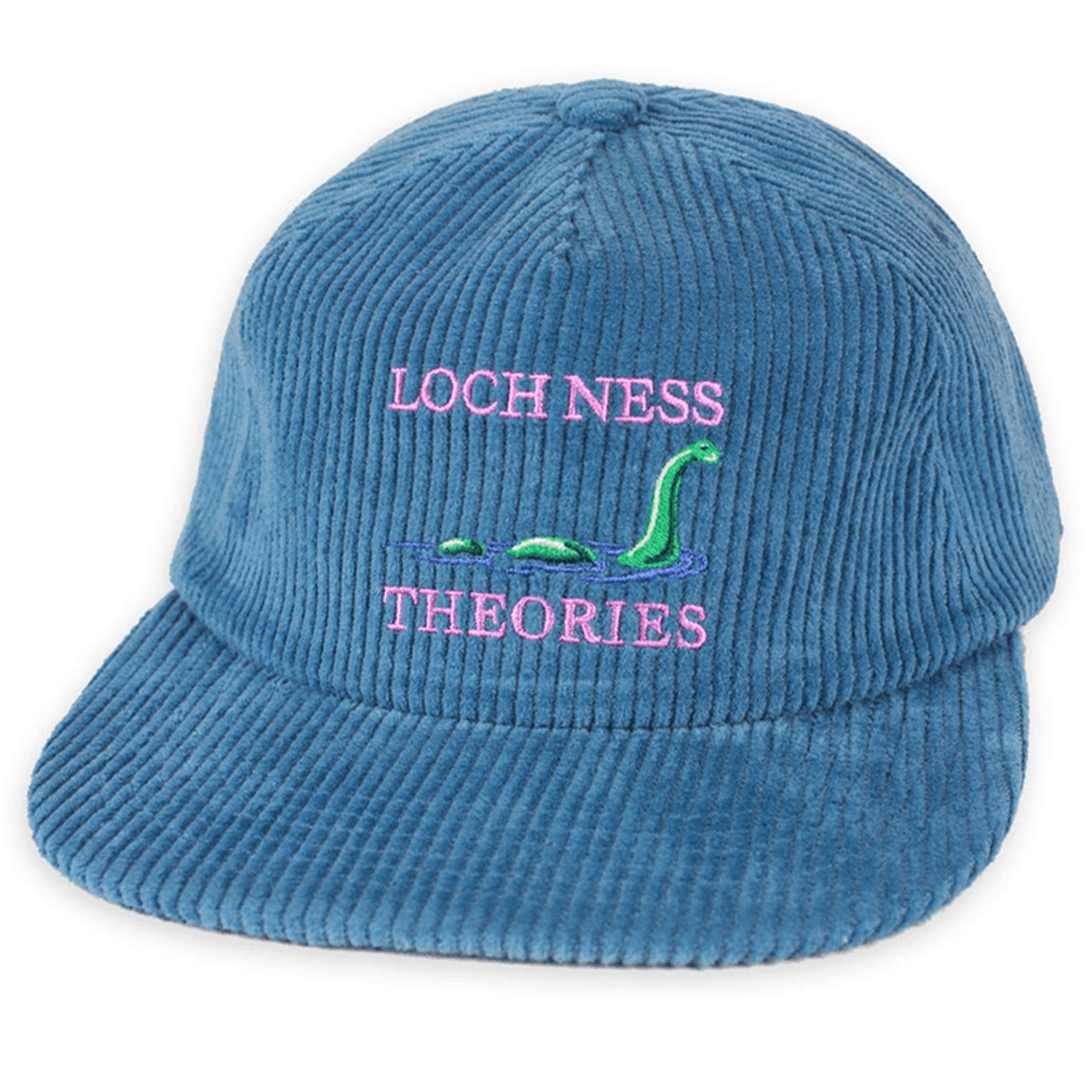 Theories Loch Ness Corduroy Strapback Hat Steel Blue