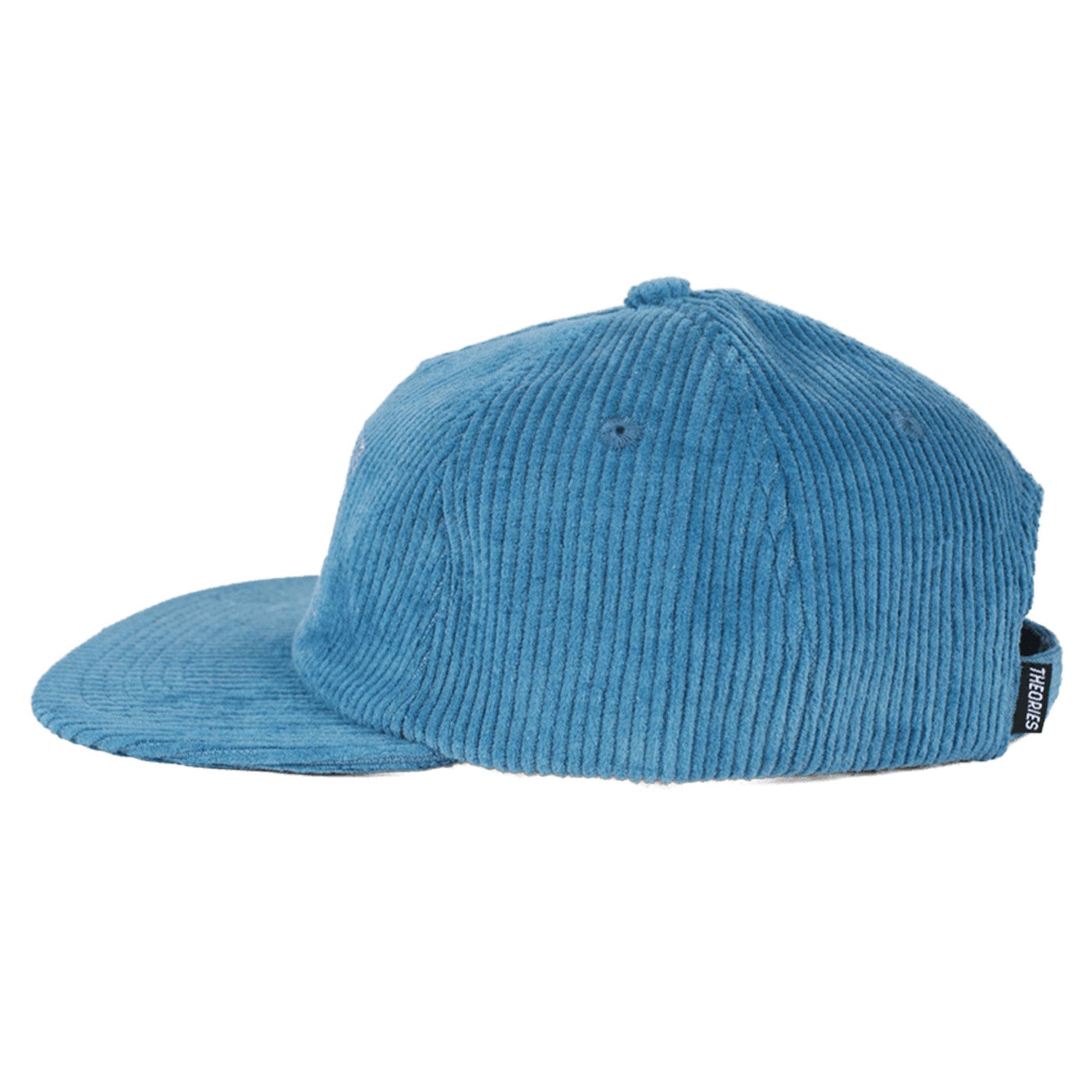 Theories Loch Ness Corduroy Strapback Hat Steel Blue