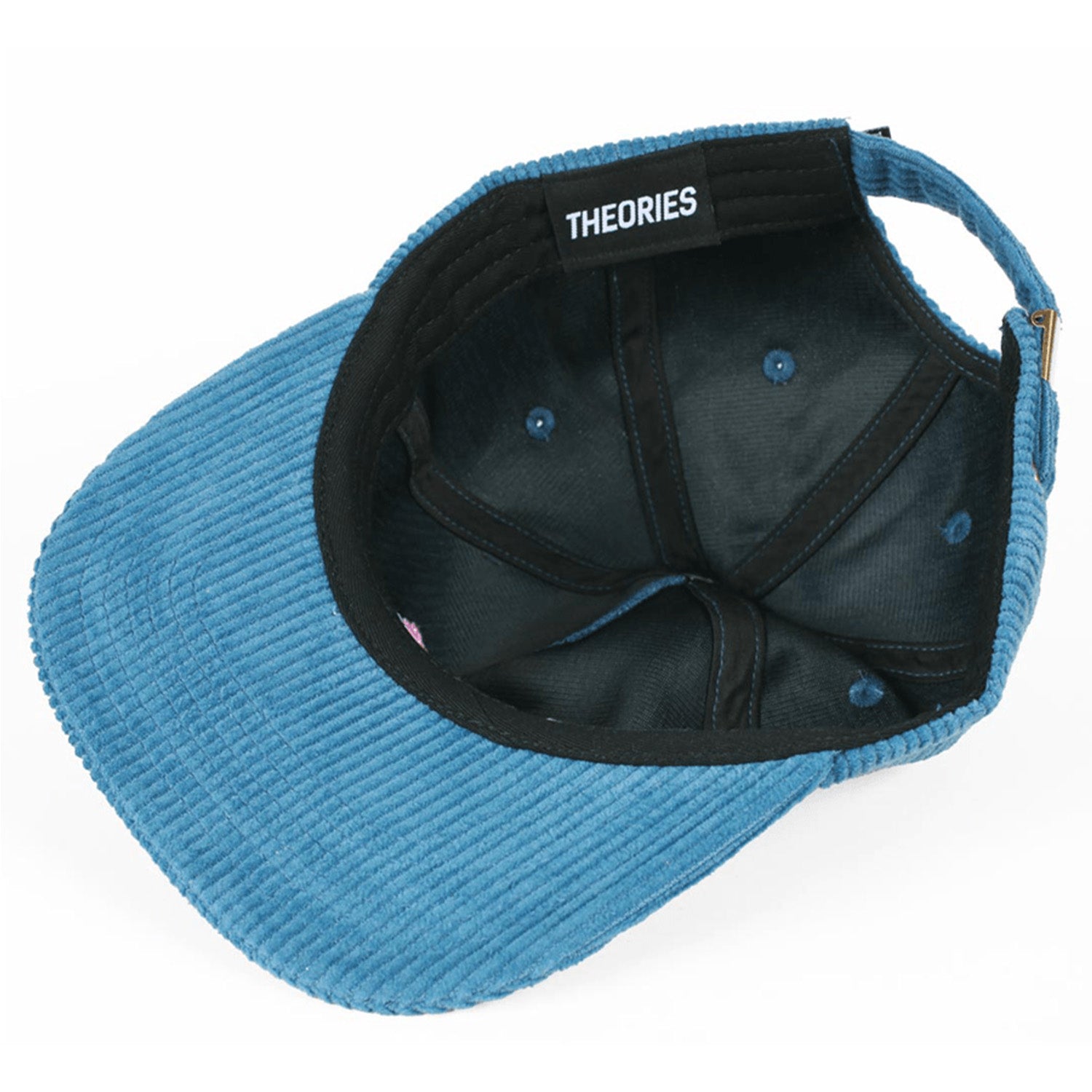 Theories Loch Ness Corduroy Strapback Hat Steel Blue