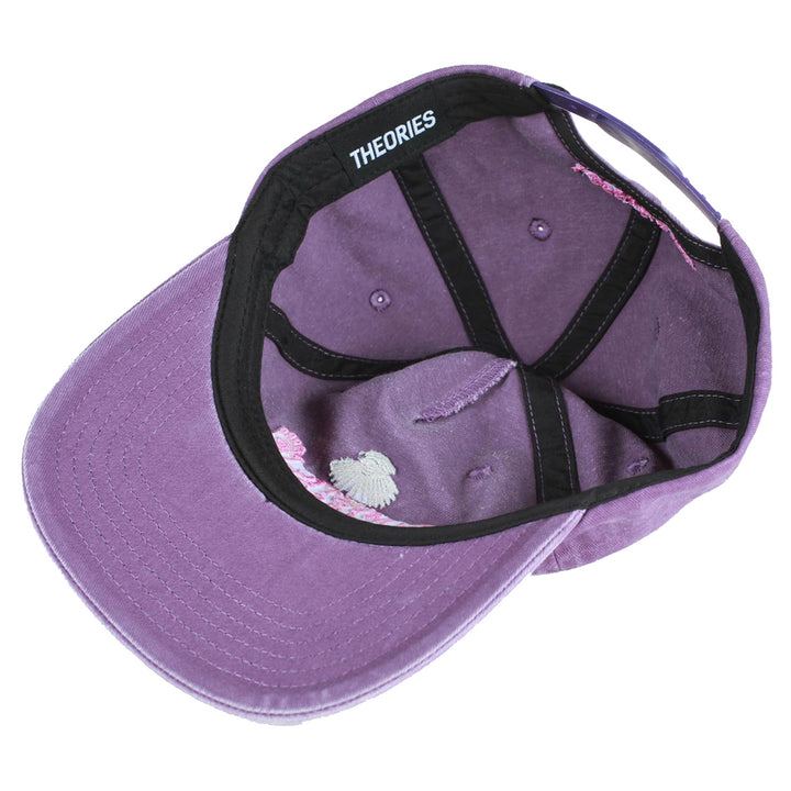Theories Mystic Advisor Snapback Hat Washed Purple